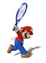 New Play Control! Mario Power Tennis - Wii Artwork