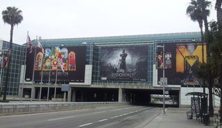 South Park, Dishonored, & Metro Last Light murals on the LA Convention Center