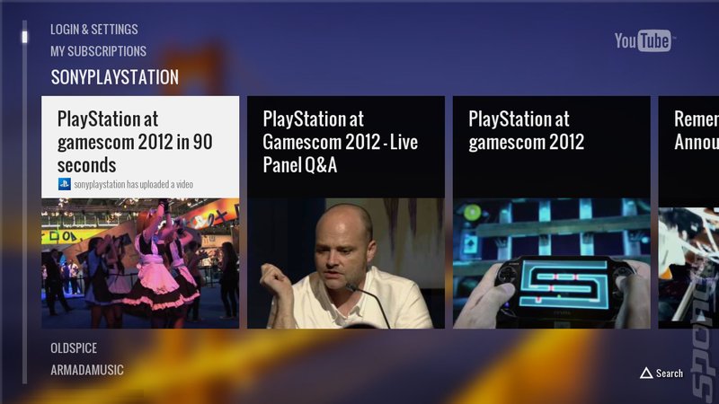 Europe Gets New PS3 YouTube App - Pix and Deets Here News image