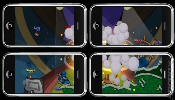 Worms Multi-Screen on iPhone News image