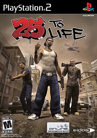 25 To Life - PS2 Cover & Box Art