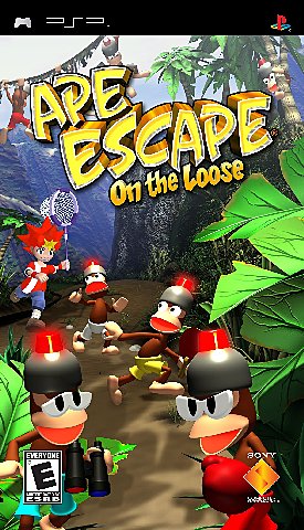 Ape Escape P - PSP Cover & Box Art