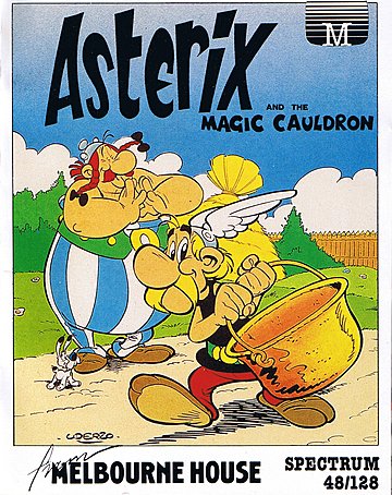 Asterix and the Magic Cauldron - Spectrum 48K Cover & Box Art