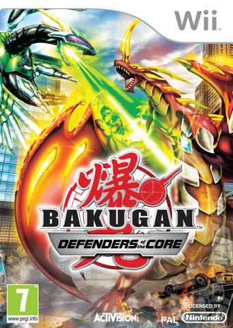 Bakugan Battle Brawlers: Defenders of the Core - Wii Cover & Box Art