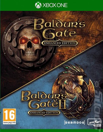 Baldur's Gate: Enhanced Edition and Baldur's Gate II: Enhanced Edition - Xbox One Cover & Box Art