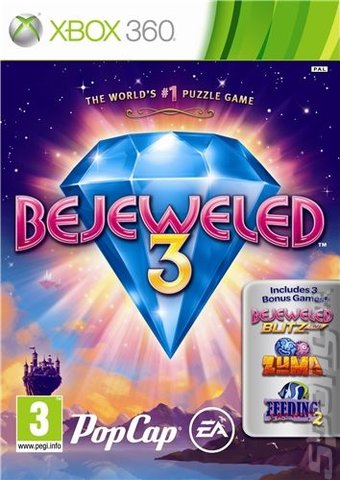 Bejeweled 3 - Xbox 360 Cover & Box Art