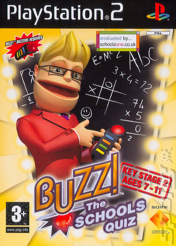 Buzz! The Schools Quiz - PS2 Cover & Box Art