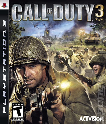 call of duty 3 ps2 cover. Call of Duty 3 (PS3) Cover
