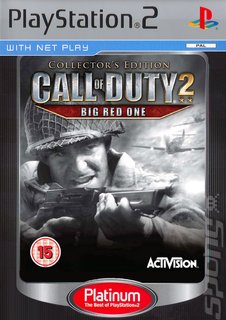 Call of Duty 2: Big Red One (PS2) packaging / box artwork