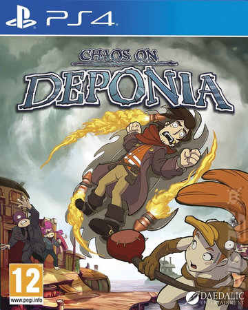 Chaos on Deponia - PS4 Cover & Box Art