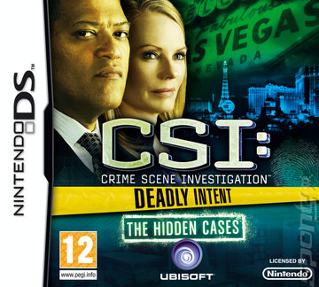 CSI: Deadly Intent: The Hidden Cases - DS/DSi Cover & Box Art