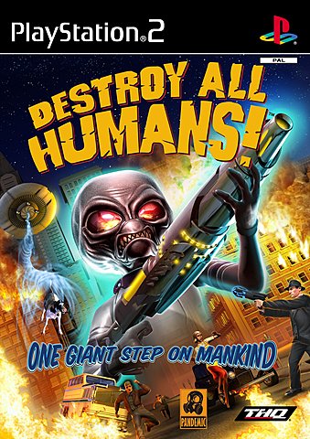 Destroy All Humans! - PS2 Cover & Box Art