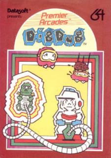 Dig Dug - C64 Cover & Box Art