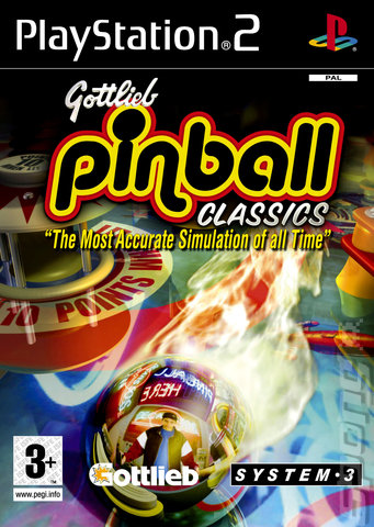 Gottlieb Pinball Classics - PS2 Cover & Box Art