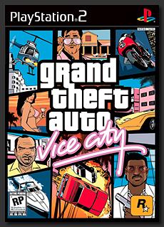 Grand Theft Auto: Vice City - PS2 Cover & Box Art