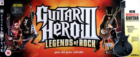 Guitar Hero III: Legends of Rock - PS3 Cover & Box Art