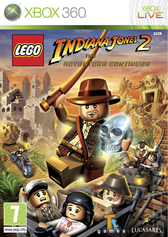 LEGO Indiana Jones 2: The Adventure Continues - Xbox 360 Cover & Box Art
