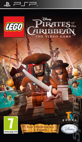 LEGO Pirates of the Caribbean - PSP Cover & Box Art
