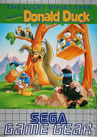 The Lucky Dime Caper starring Donald Duck - Game Gear Cover & Box Art