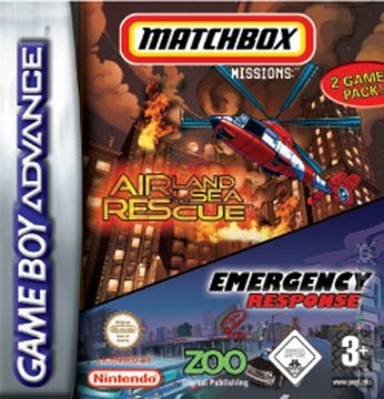 Matchbox Missions 2 Game Pack - GBA Cover & Box Art