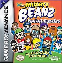 Mighty Beanz Pocket Puzzles - GBA Cover & Box Art