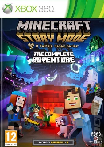Minecraft Story Mode: The Complete Adventure - Xbox 360 Cover & Box Art