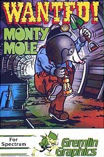 Wanted! Monty Mole - Spectrum 48K Cover & Box Art