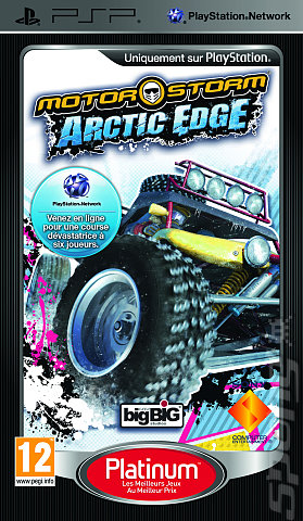 MotorStorm: Arctic Edge - PSP Cover & Box Art