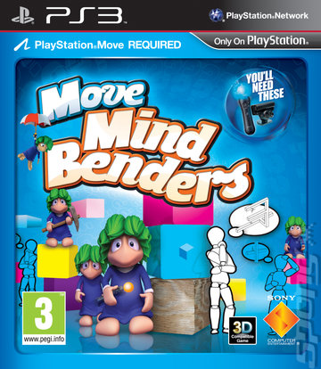 Move Mind Benders - PS3 Cover & Box Art