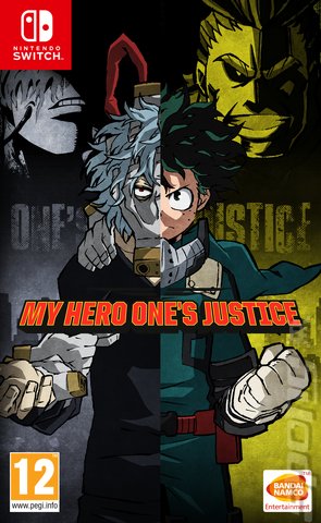 MY HERO ONE'S JUSTICE - Switch Cover & Box Art