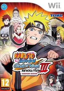 Naruto Shippuden: Clash of Ninja Revolution 3: European Version (Wii)