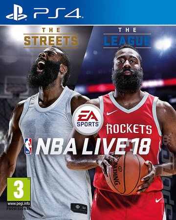 NBA Live 18 - PS4 Cover & Box Art