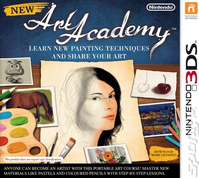 New Art Academy: Learn New Painting Techniques and Share Your Art - 3DS/2DS Cover & Box Art