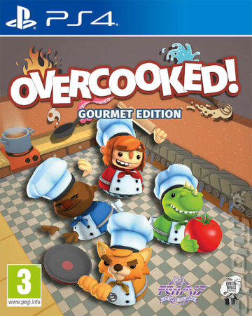 Overcooked - PS4 Cover & Box Art