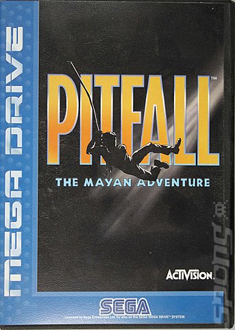 Pitfall: The Mayan Adventures - Sega Megadrive Cover & Box Art