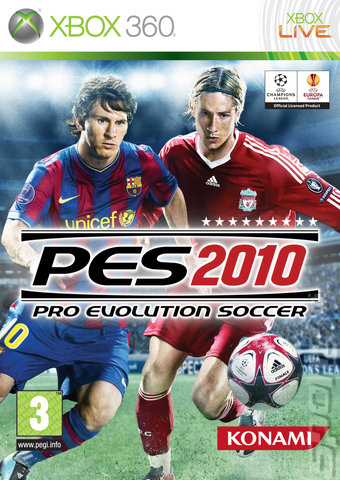 Pro Evolution Soccer 2010 - Xbox 360 Cover & Box Art
