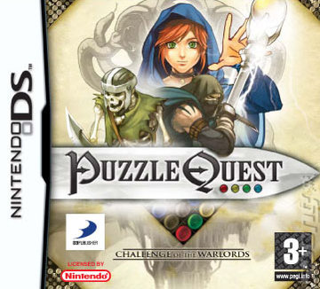 Puzzle Quest: Challenge of the Warlords - DS/DSi Cover & Box Art