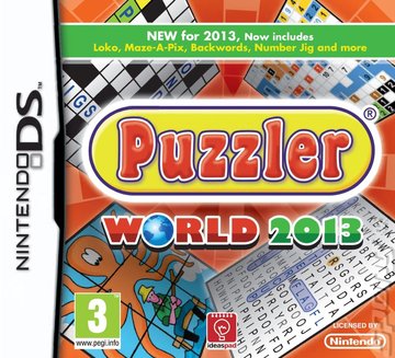 Puzzler World 2013 - DS/DSi Cover & Box Art