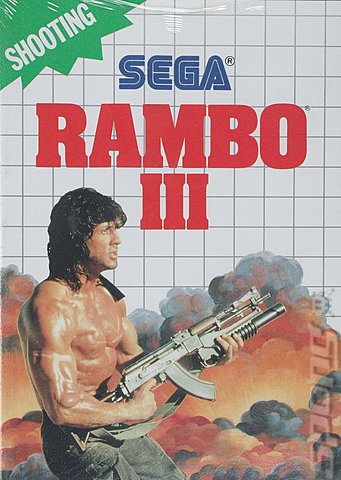 Rambo III - Sega Master System Cover & Box Art