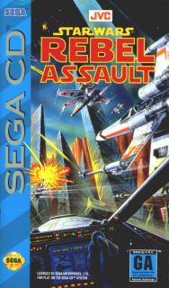 Star Wars: Rebel Assault - Sega MegaCD Cover & Box Art