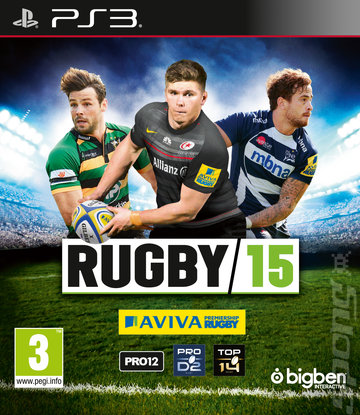 Rugby 15 - PS3 Cover & Box Art