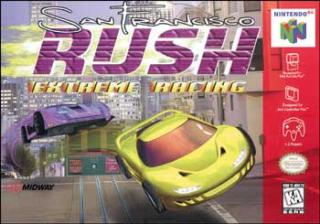 San Francisco RUSH Extreme Racing - N64 Cover & Box Art