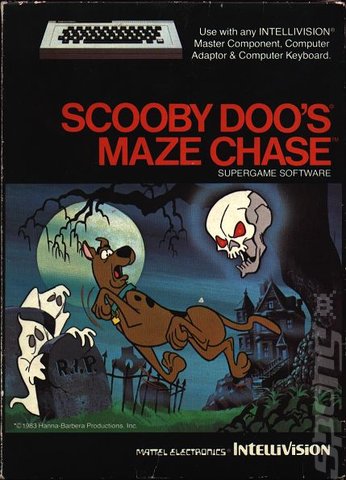 Scooby Doo's Maze Chase - Intellivision Cover & Box Art