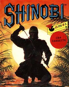 Shinobi - C64 Cover & Box Art