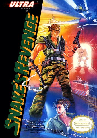 Snake's Revenge - NES Cover & Box Art