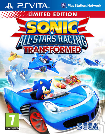 Sonic & All-Stars Racing Transformed - PSVita Cover & Box Art