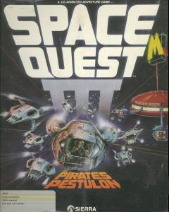 Space Quest 3: Pirates of Pestulon - Amiga Cover & Box Art