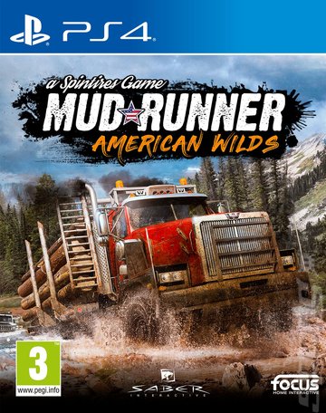 Spintires: MudRunner: American Wilds Edition - PS4 Cover & Box Art
