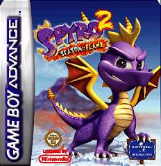 Spyro 2: Season of Flame - GBA Cover & Box Art