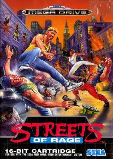 Streets of Rage - Sega Megadrive Cover & Box Art